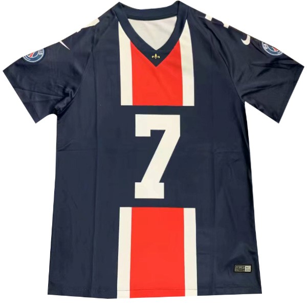 NFL Maillot Football Paris Saint Germain MBAPPE NO.7 2019-20 Bleu